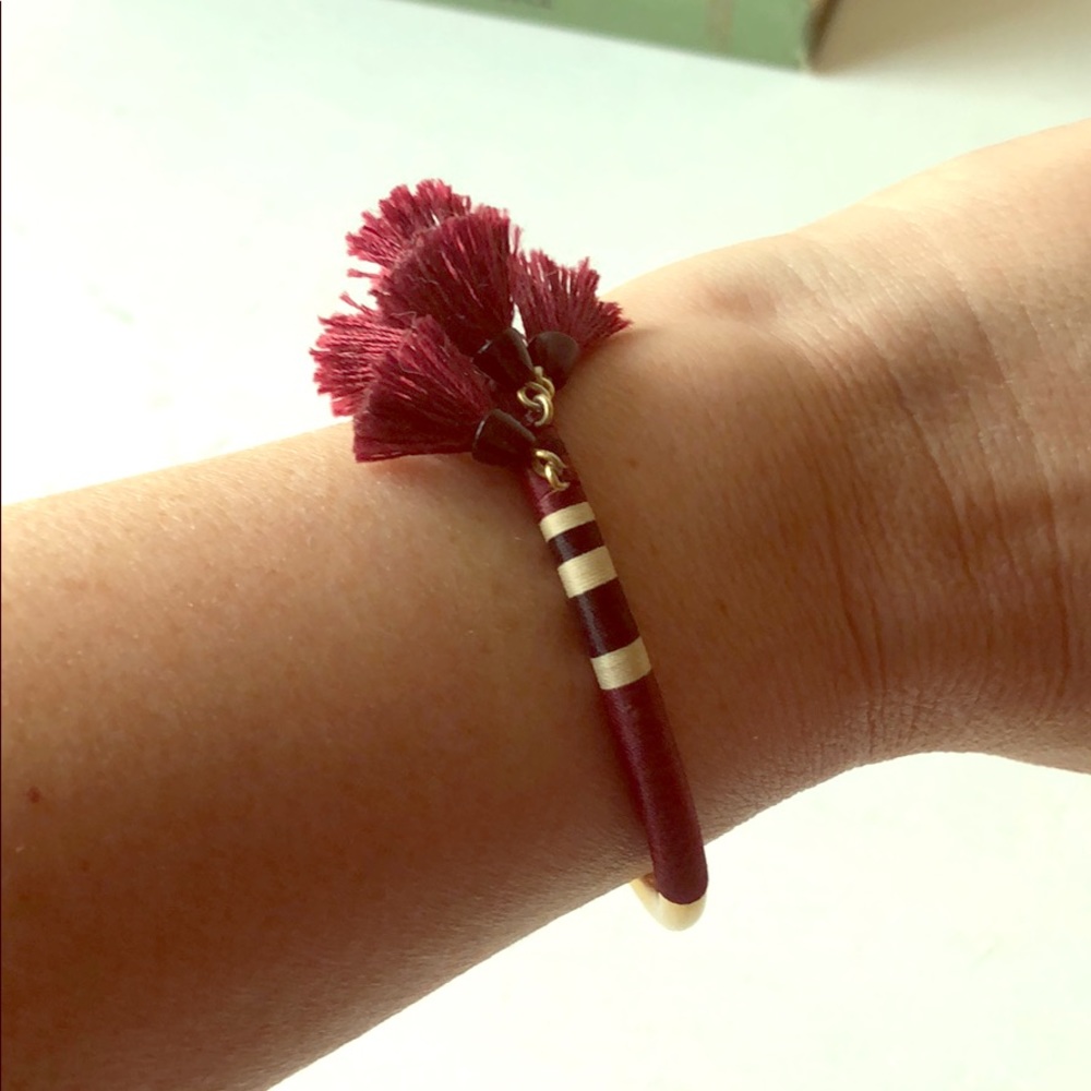 Madewell Tassle and Brass bracelet